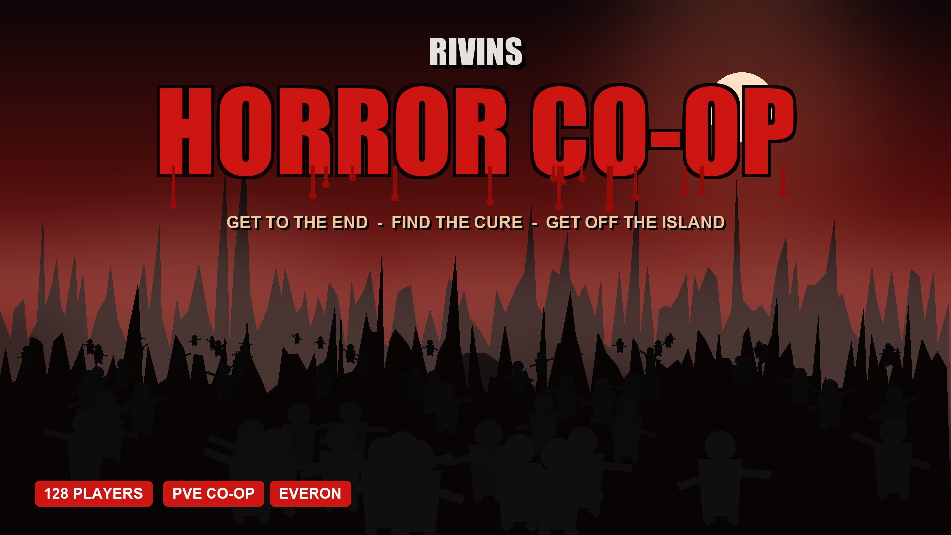 RIVINS Horror Co-op - get to the end, find the cure, get off the island